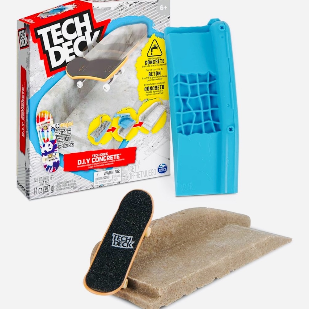 TECH DECK DIY Concert Ramp with skateboard 🛹 kit - NIB NEW